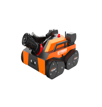 Portable New Energy Vehicle Fire Extinguishing Robot 4th Generation Tracked 4 Swivel Arms