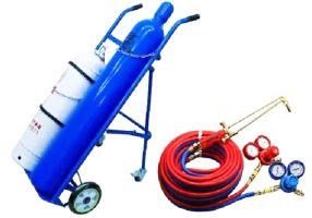 Reasonable Structure Oxy Acetylene Welding Cutting Equipment With Foldable Silent Trolley