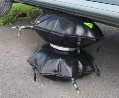 Octagonal structure Spherical lifting air cushion Kevlar and rubber composite material