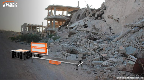 Panoramic Slope Monitoring Radar with 120° Wide Coverage 0.1mm Deformation Accuracy and 8kg Lightweight for Emergency Rescue