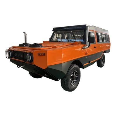 Yüksek Güçlü Büyük At Gücü Büyük Engellerden Geçme Yeteneğine Sahip Amfibi Araç