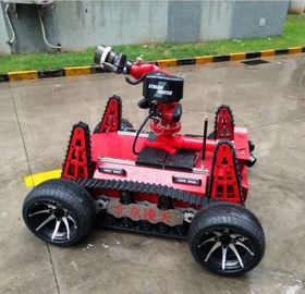Yangın söndürme robotu, büyük kapasiteli pil tipi, modüler dağıtılmış kontrol tasarımlı DC motoru uyguladı