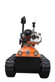 maksimum hız: 0-1.6m / s, uzaktan kumanda kademesiz hız değişimi Hızlı Dağıtım Otomatik Yangın Söndürme Robotu