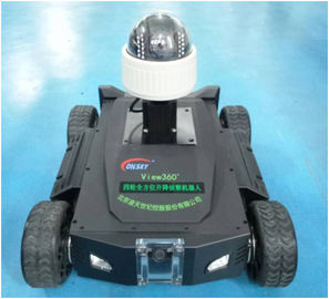 Çok Yönlü Mobil Gözetim Ekipmanları 360 ° Tüm Yuvarlak Keşif Robotunu Görüntüle