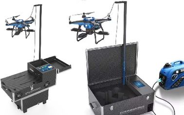 Parlak Terörle Mücadele Ekipmanları Bağlı Aydınlatma Dronları 500m Uzak Mesafe
