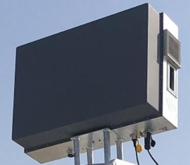 Radar Dizisi ve Güç Dağıtım Kontrol Kutusundan Oluşan 15km Yer Gözetleme Radarı